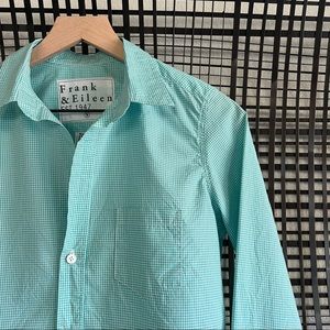 Frank & Eileen Barry gingham button down shirt